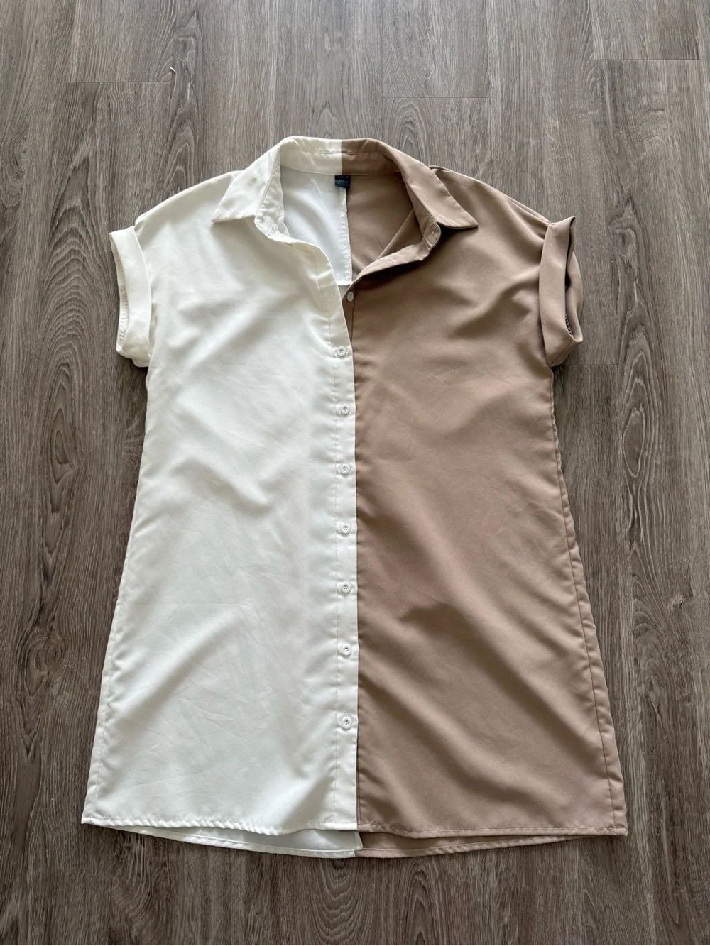 SHEIN Button Down Mini Dress